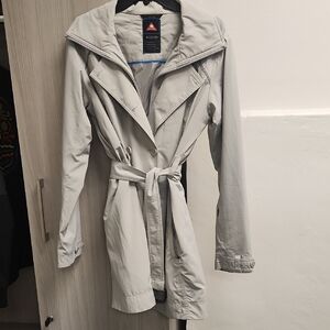 Omni-Heat Full Zip Double Breasted Trench Coat